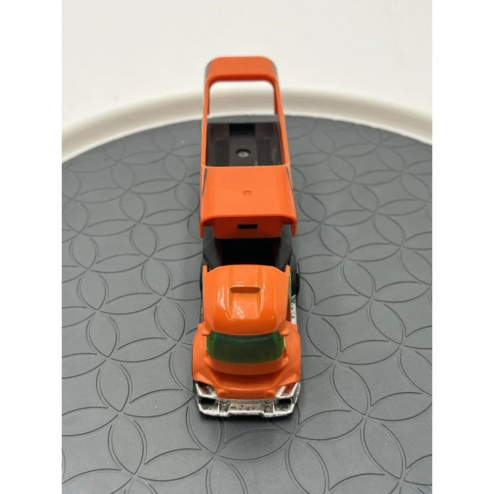 Hot Wheels Super Rigs Big Rig Heat FKW92 Orange #8 Car Hauler 2019 Loose